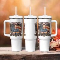 Patriotic Nurse Celebrating 250 Years Of Care Gift Tumbler With Handle