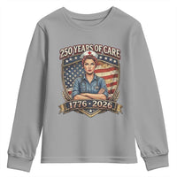 Patriotic Nurse Celebrating 250 Years Of Care Gift Youth Sweatshirt