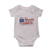 USA 250 Proud American Nurse Baby Onesie Patriotic Healthcare Hero