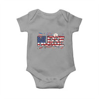 USA 250 Proud American Nurse Baby Onesie Patriotic Healthcare Hero