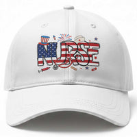 USA 250 Proud American Nurse Baseball Cap Patriotic Healthcare Hero