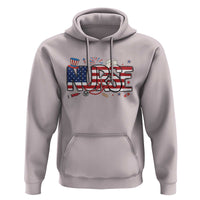 USA 250 Proud American Nurse Hoodie Patriotic Healthcare Hero