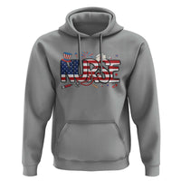 USA 250 Proud American Nurse Hoodie Patriotic Healthcare Hero