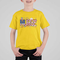 USA 250 Proud American Nurse T Shirt For Kid Patriotic Healthcare Hero
