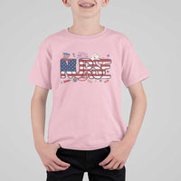 USA 250 Proud American Nurse T Shirt For Kid Patriotic Healthcare Hero