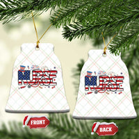 USA 250 Proud American Nurse Ceramic Ornament Patriotic Healthcare Hero