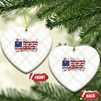 USA 250 Proud American Nurse Ceramic Ornament Patriotic Healthcare Hero