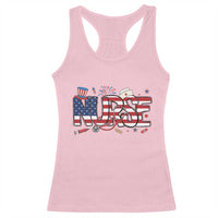 USA 250 Proud American Nurse Racerback Tank Top Patriotic Healthcare Hero