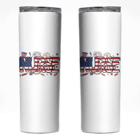 USA 250 Proud American Nurse Skinny Tumbler Patriotic Healthcare Hero