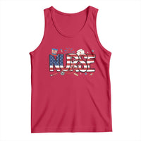 USA 250 Proud American Nurse Tank Top Patriotic Healthcare Hero