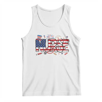 USA 250 Proud American Nurse Tank Top Patriotic Healthcare Hero