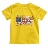 USA 250 Proud American Nurse Toddler T Shirt Patriotic Healthcare Hero