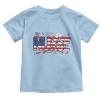 USA 250 Proud American Nurse Toddler T Shirt Patriotic Healthcare Hero