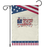 USA 250 Proud American Nurse Garden Flag Patriotic Healthcare Hero