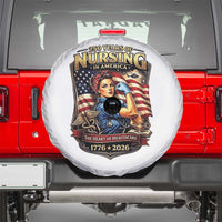 Patriotic Rosie Nurse Feminist Pride Spare Tire Cover 250 Years Of Nursing