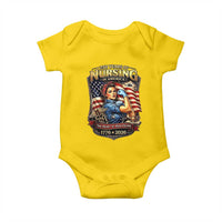 Patriotic Rosie Nurse Feminist Pride Baby Onesie 250 Years Of Nursing