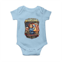Patriotic Rosie Nurse Feminist Pride Baby Onesie 250 Years Of Nursing