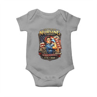 Patriotic Rosie Nurse Feminist Pride Baby Onesie 250 Years Of Nursing