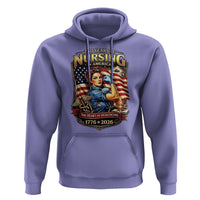 Patriotic Rosie Nurse Feminist Pride Hoodie 250 Years Of Nursing