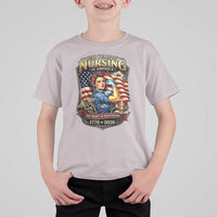 Patriotic Rosie Nurse Feminist Pride T Shirt For Kid 250 Years Of Nursing