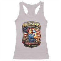 Patriotic Rosie Nurse Feminist Pride Racerback Tank Top 250 Years Of Nursing