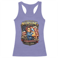 Patriotic Rosie Nurse Feminist Pride Racerback Tank Top 250 Years Of Nursing