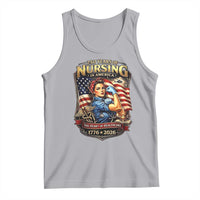 Patriotic Rosie Nurse Feminist Pride Tank Top 250 Years Of Nursing