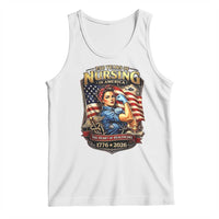 Patriotic Rosie Nurse Feminist Pride Tank Top 250 Years Of Nursing
