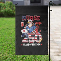 Bald Eagle Nurse 250 Years Of Freedom Garden Flag Patriotic American Nurse Gift