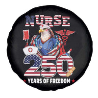 Bald Eagle Nurse 250 Years Of Freedom Spare Tire Cover Patriotic American Nurse Gift