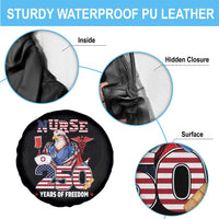 Bald Eagle Nurse 250 Years Of Freedom Spare Tire Cover Patriotic American Nurse Gift