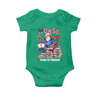 Bald Eagle Nurse 250 Years Of Freedom Baby Onesie Patriotic American Nurse Gift