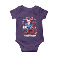 Bald Eagle Nurse 250 Years Of Freedom Baby Onesie Patriotic American Nurse Gift