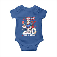 Bald Eagle Nurse 250 Years Of Freedom Baby Onesie Patriotic American Nurse Gift