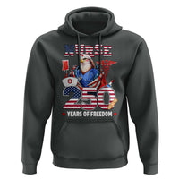 Bald Eagle Nurse 250 Years Of Freedom Hoodie Patriotic American Nurse Gift