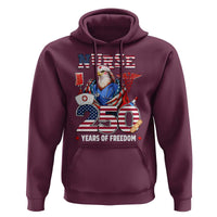 Bald Eagle Nurse 250 Years Of Freedom Hoodie Patriotic American Nurse Gift