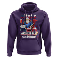 Bald Eagle Nurse 250 Years Of Freedom Hoodie Patriotic American Nurse Gift
