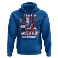 Bald Eagle Nurse 250 Years Of Freedom Hoodie Patriotic American Nurse Gift