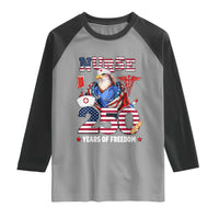 Bald Eagle Nurse 250 Years Of Freedom Raglan Shirt Patriotic American Nurse Gift