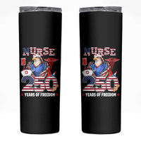 Bald Eagle Nurse 250 Years Of Freedom Skinny Tumbler Patriotic American Nurse Gift