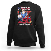 Bald Eagle Nurse 250 Years Of Freedom Sweatshirt Patriotic American Nurse Gift