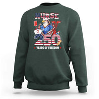 Bald Eagle Nurse 250 Years Of Freedom Sweatshirt Patriotic American Nurse Gift