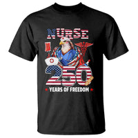 Bald Eagle Nurse 250 Years Of Freedom T Shirt Patriotic American Nurse Gift