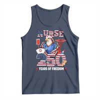 Bald Eagle Nurse 250 Years Of Freedom Tank Top Patriotic American Nurse Gift