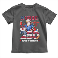 Bald Eagle Nurse 250 Years Of Freedom Toddler T Shirt Patriotic American Nurse Gift