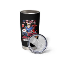 Bald Eagle Nurse 250 Years Of Freedom Tumbler Cup Patriotic American Nurse Gift