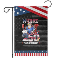 Bald Eagle Nurse 250 Years Of Freedom Garden Flag Patriotic American Nurse Gift