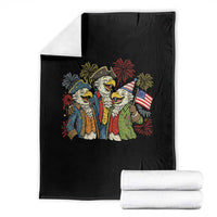 Funny Founding Fathers Eagle Throw Blanket 250th Anniversary America Patriotic Gift