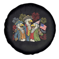 Funny Founding Fathers Eagle Spare Tire Cover 250th Anniversary America Patriotic Gift