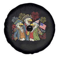 Funny Founding Fathers Eagle Spare Tire Cover 250th Anniversary America Patriotic Gift